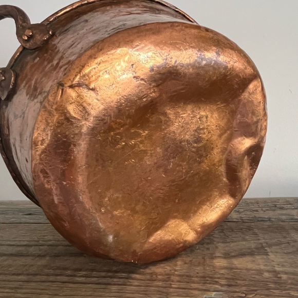 Vintage Copper Bucket with Handles - Picture 5 of 9